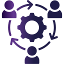 icono sinergia de equipo